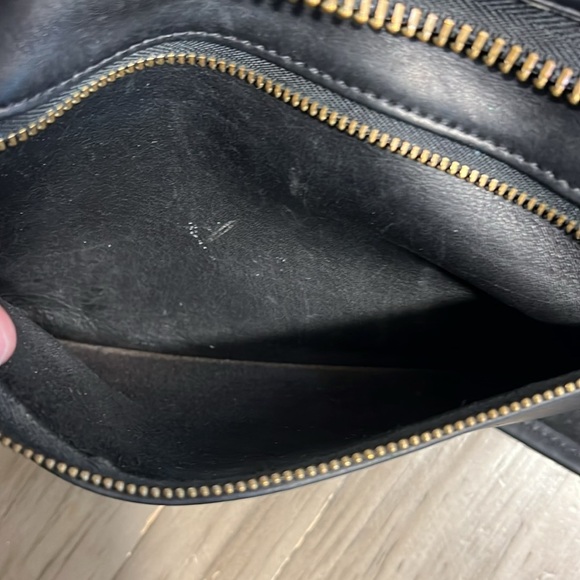 COACH 9951  CLASSIC BLACK SHOULDER SADDLE BAG CROSSBODY - Picture 16 of 17